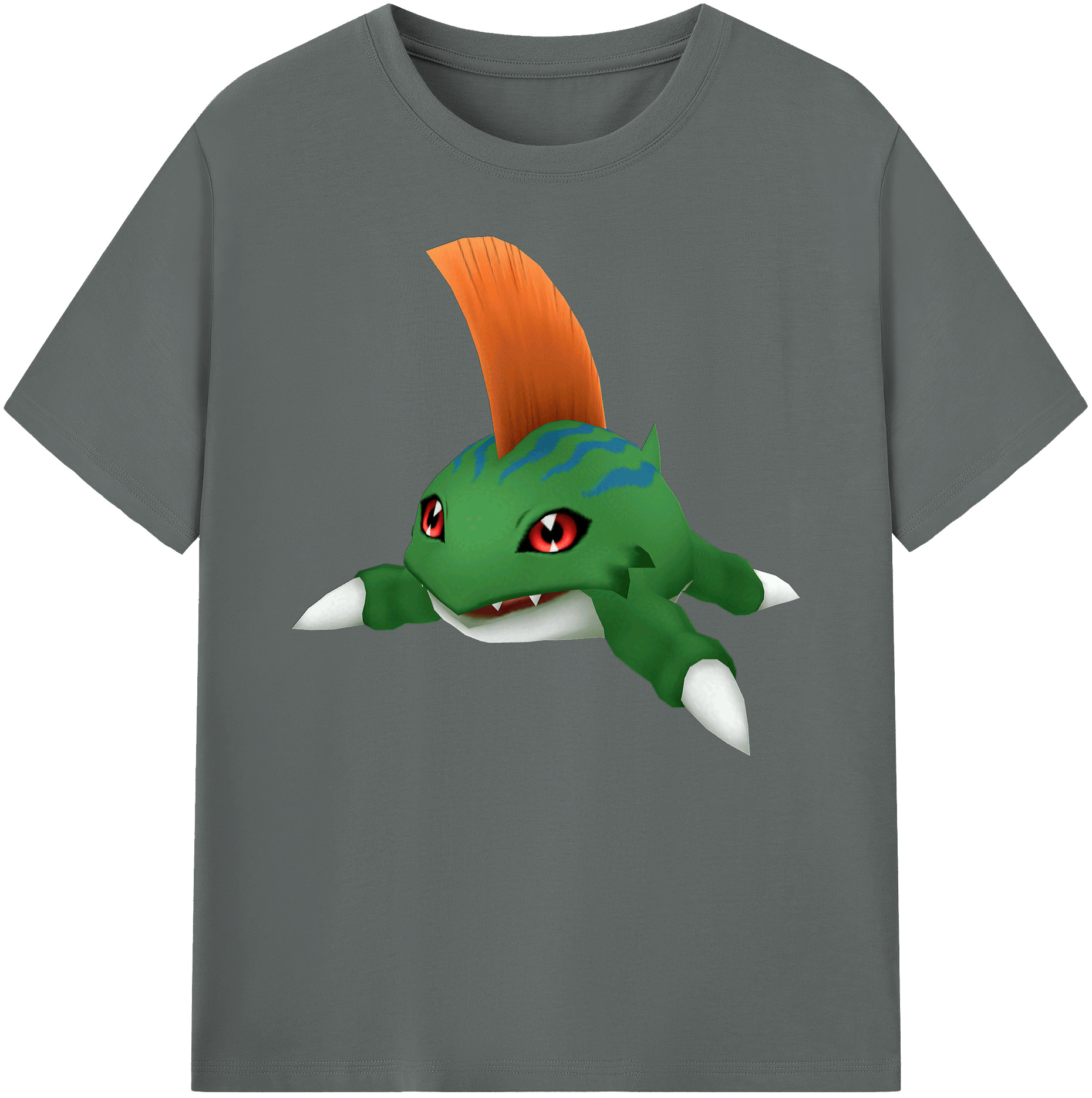 （画像用） Digimon デジタルモンスター/デジモン 綿100％ メンズ半袖Tシャツ｜肌触りやわらか＆通気性